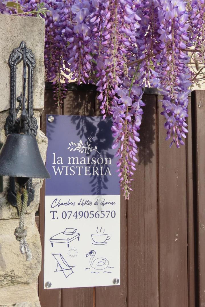 La Maison Wisteria Saint-Pantaléon-les-Vignes Kültér fotó